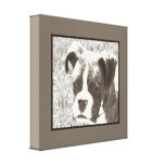 copie de toile de chiot de boxeur toiles tendues sur châssis
