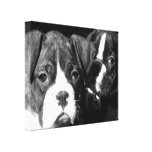 copie de toile de chiots de boxeur impression sur toile