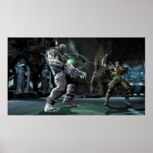 Copie d'écran : Grundy contre la flèche verte Posters