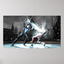 Copie d'écran : Nightwing contre le harley Posters