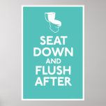 Copie d'humour de salle de bains posters