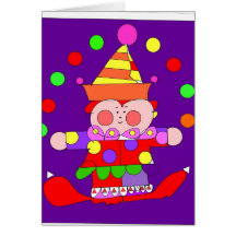 copie d'illustrateur du clown 300dpi carte