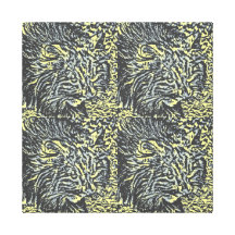 Copie domestique de toile d'art de bruit de tigre impressions sur toile
