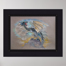 Copie - dragon pointu de queue poster