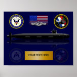 Copie d'USS Missouri SSN 780 Poster