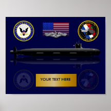Copie d'USS Missouri SSN 780 Poster