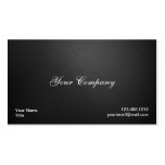 Copie en cuir noire professionnelle cartes de visite personnelles