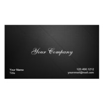 Copie en cuir noire professionnelle cartes professionnelles
