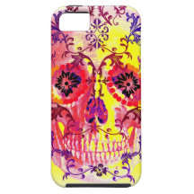 COPIE EN PASTEL DU CRÂNE BRIGHTS DE SUCRE COQUE iPhone 5 Case-Mate