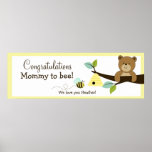 Copie faite sur commande de bannière de baby showe affiches