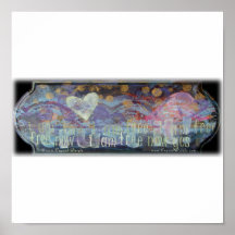 Copie juteuse de beaux-arts de confiance affiches