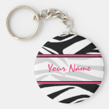 Copie Keychain de zèbre Porte-clé