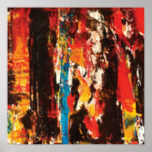 Copie moderne d'art abstrait affiches