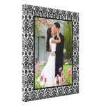 Copie noire et blanche de toile de cadre de photo  toile tendue