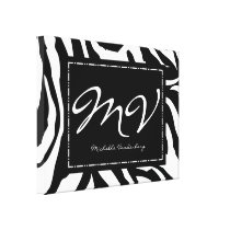 Copie personnalisée de toile d'initiales avec le z impressions sur toile