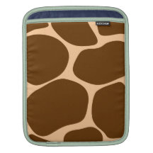 Copie renversante de girafe poches pour iPad