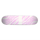 Copie rose de zèbre, modèle animal plateau de skate