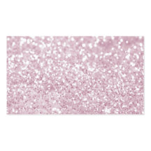 Copie rose Girly de photo de scintillement d'abrég Carte De Visite