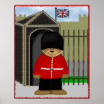 Copie royale d'ours de garde poster