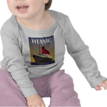 Copie titanique d'art déco de revêtement d'océan t-shirt