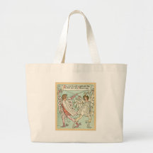 Copie vintage de Nouveau d'art de ~ de la vue de l Sac En Toile