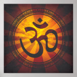 Copie vintage de symbole de l'OM Posters