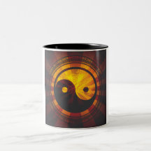 Copie vintage de symbole de Yin Yang Mug