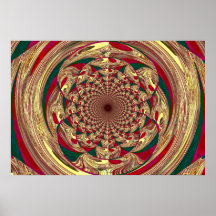 Copie ZIZZAGO de dentelle d'or d'affiche