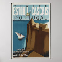 Copies de voyage du Portugal rétros d'annonce vint