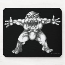 Copine de créature tapis de souris