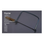 Coping saw business card