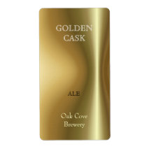 Copper Bottle Neck ~ Beer label