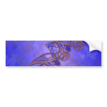 Copper Butterflies Bumper Sticker