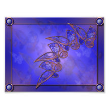 Copper Butterflies Photo Print