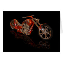 Copper Chopper Greeting Cards