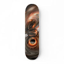 Copper Dreams Abstract Skateboard