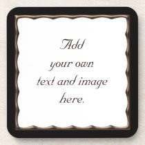 Copper Frame cork coasters