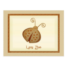 Copper Lady Bug Post Cards