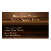Copper Metallic-effect V Business Cards