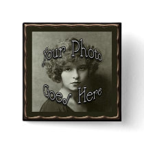 Copper Metallic Frame Template Pin