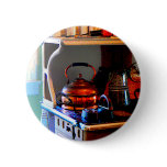 Copper Tea Kettle on Stove