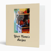 Copper Tea Kettle on Stove Recipe Binder
