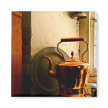 Copper Tea Kettle on Windowsill