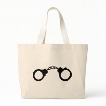 cops handcuffs bags