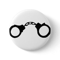 cops handcuffs pinback buttons