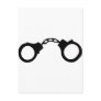 cops handcuffs postcard