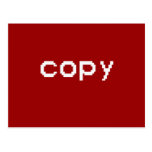 Copy and Paste T-shirts Postcard