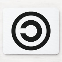 Copyleft - information wants to be free mouse pad