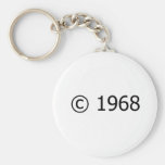 Copyright 1968 key chains
