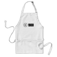 Copyright 1989 apron